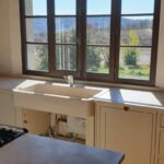 Plan de travail en travertin