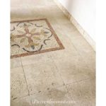 40,6x40,6x1.2cm -Travertin vieilli choix commercial - Mixte Beige