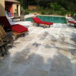 60x90x1,5cm -Travertin Vieilli Choix commercial- Mixte beige