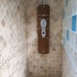 10x10x1cm - Travertin vieilli 1er choix - Mixte Beige