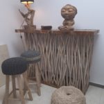 Pierre d'Egypte et déco bois