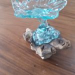 Deco Glass lotus 25cm