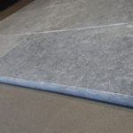 Margelle - 33X61x3cm - bord rond -Pierre Bleue Vieilli 1er choix