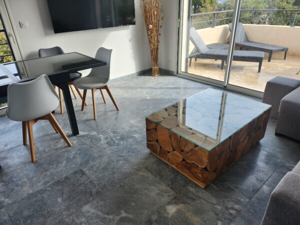 SALON BLUESTONE LIGHT 40X60 TABLE TECK BALI (2)