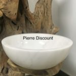 vasque marbre blanc