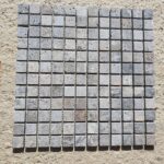 Mosaïque en Travertin Silver 2.3x2.3x1cm - 1er choix