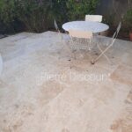 Terrasse Travertin vieilli 40.6x61x1.2cm - Mixte - Choix Commercial