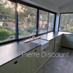 Granit - Noir Zimbabwe - velours pour plan de travail