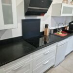 Cuisine en Granit Black velvet finition velours