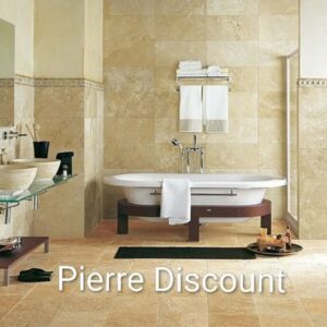 Travertin mixte beige Opus 4 1.2cm-40.6x61x1.2cm