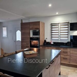 plan de Travail-sur-mesure Granit noir Zimbabwe 2cm